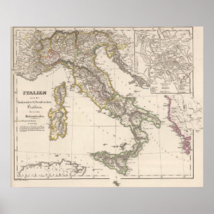 Póster Italy under the Saxon