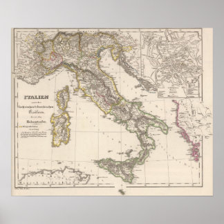 Póster Italy under the Saxon