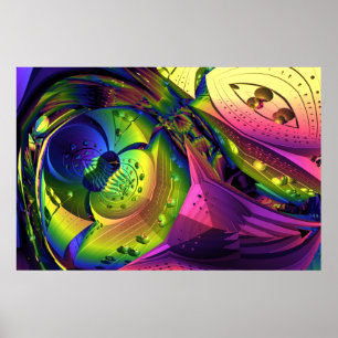 Póster Iterate Image Black Light Poster 13