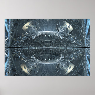 Póster Iterate Imagery Metallic Zone Poster 17