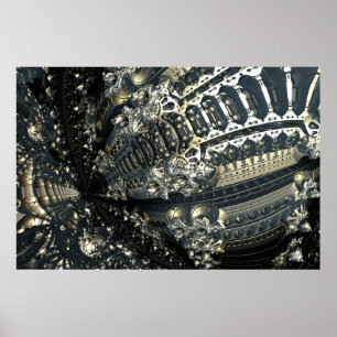 Póster Itere el poster metálico 18 de la zona de las