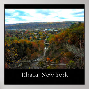Póster ITHACA NEW YORK GORGE poster