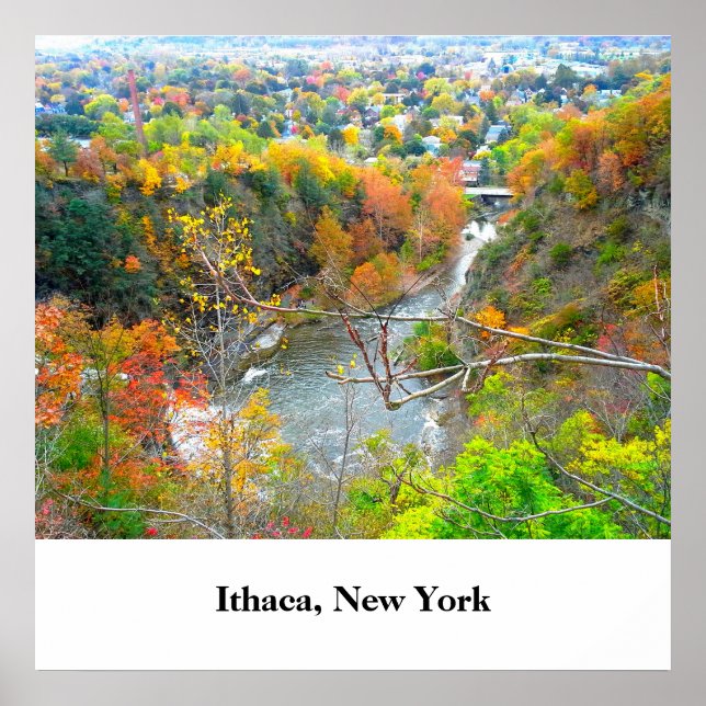 Póster ITHACA NEW YORK GORGE poster (Frente)