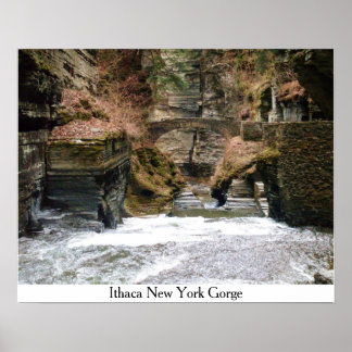 Póster ITHACA NEW YORK GORGE Poster
