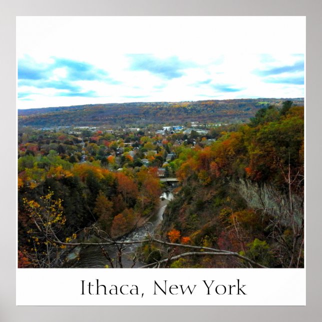 Póster ITHACA NEW YORK GORGE poster (Frente)