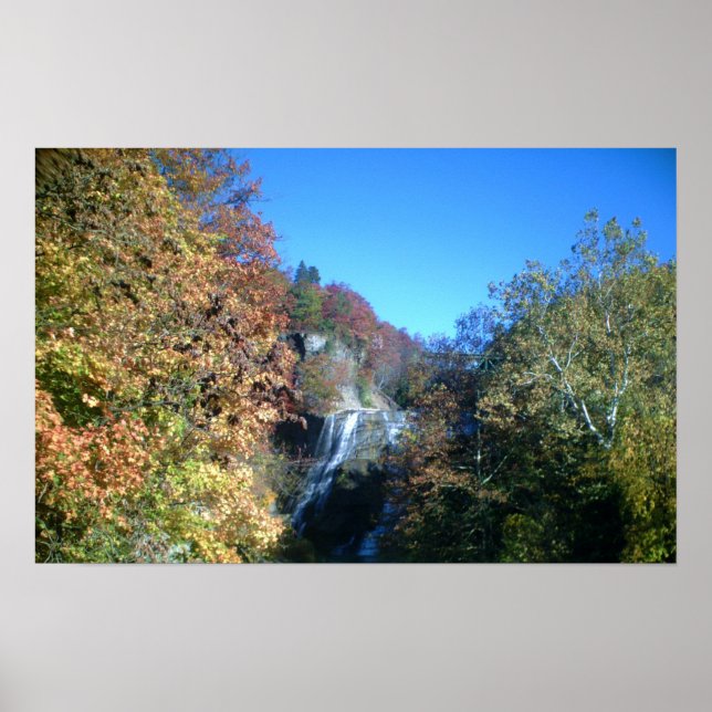 Póster ITHACA NUEVA YORK poster DE CAÍDA DE AGUA (Frente)