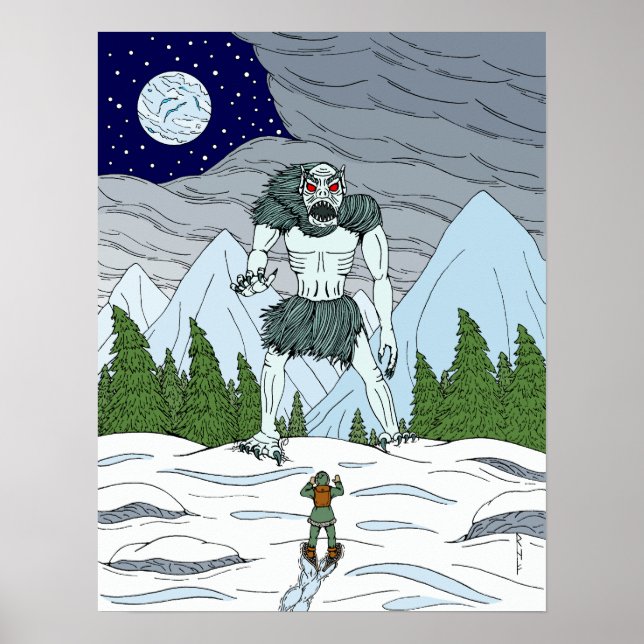 Póster Ithaqua Weird Horror Art (Frente)