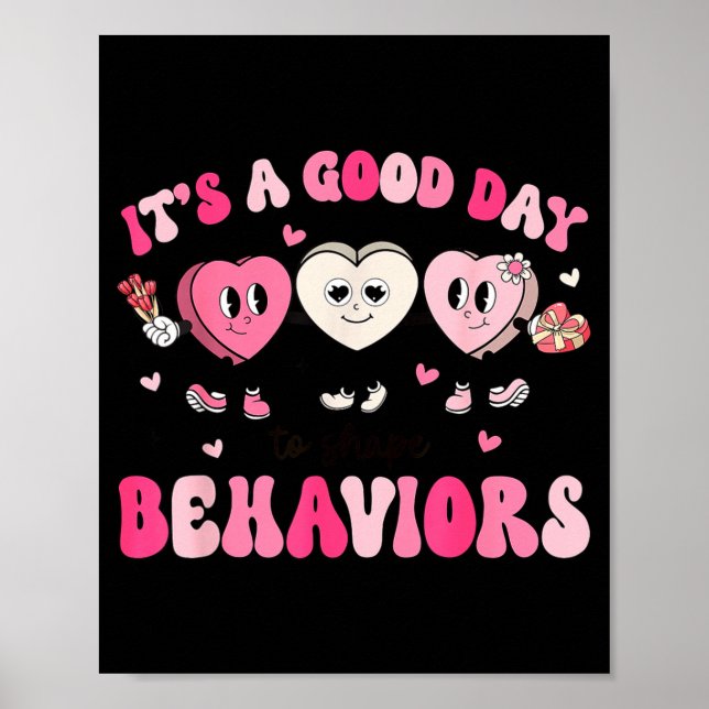Póster It's A Beautiful Day To Shape Behaviors Yst Valent (Frente)