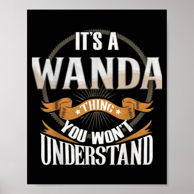 Póster It's A Wanda Thing You Wont Understand  (Frente)