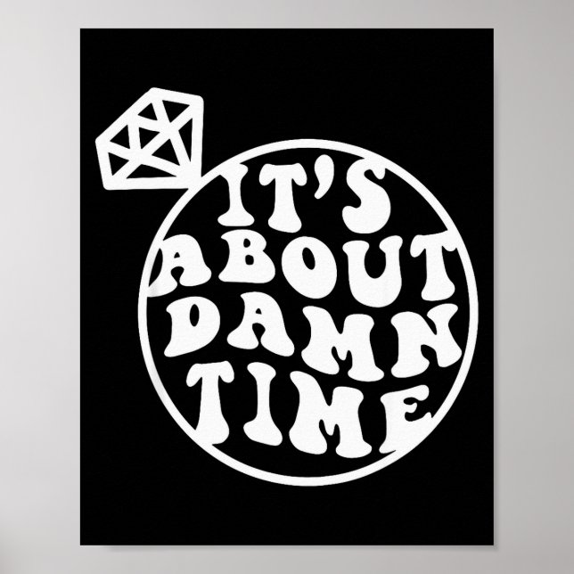 Póster It's About Time, Big Bach Energy, Bachelorette Par (Frente)