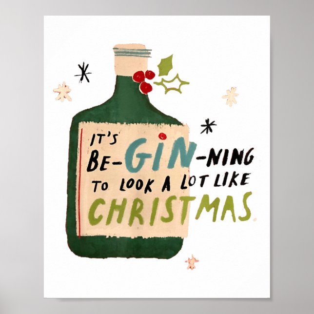 Póster It's Beginning To Look A Lot Like Tails Funny Chri (Frente)