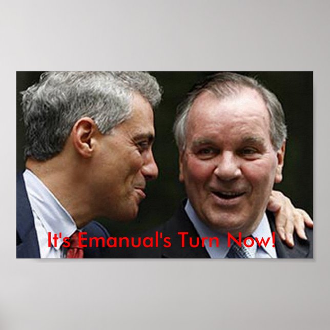 Póster It's Emanual's Turn Now! (Frente)