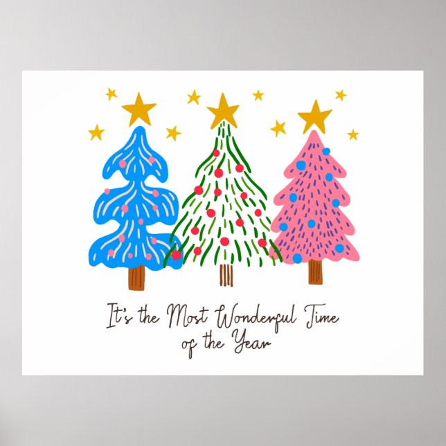 Póster It's The Most Wonderful Time Christmas  (Frente)