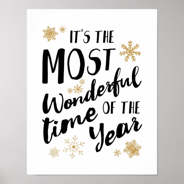 Póster It's the Most Wonderful Time of Year - Poster (Frente)