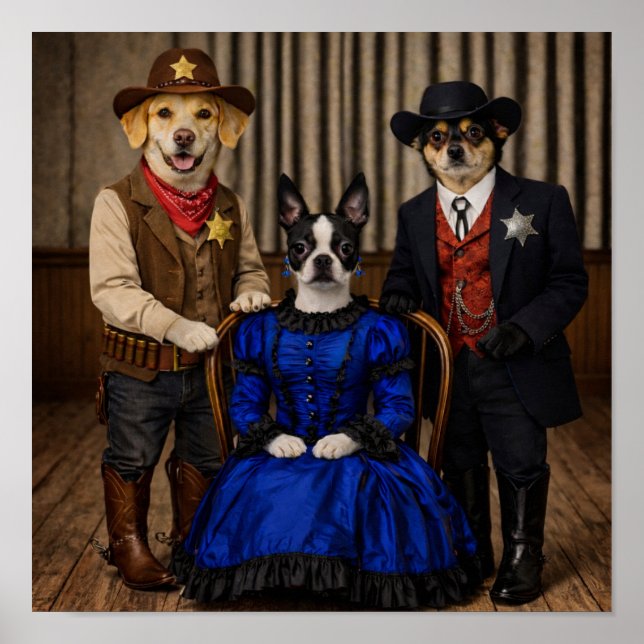 Póster "It's The Wild West" (Frente)