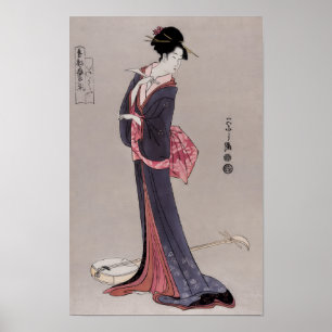 Póster Itsutomi por Eishi Hosoda (1756-1829),
