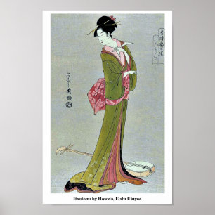 Póster Itsutomi por Hosoda, Eishi Ukiyoe