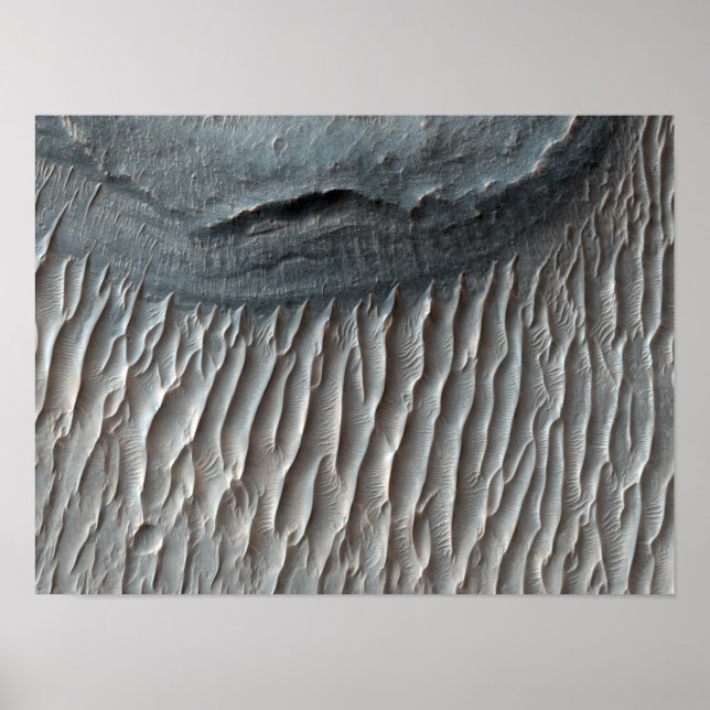 Póster Ius Chasma, un gran cañón en Marte (Frente)