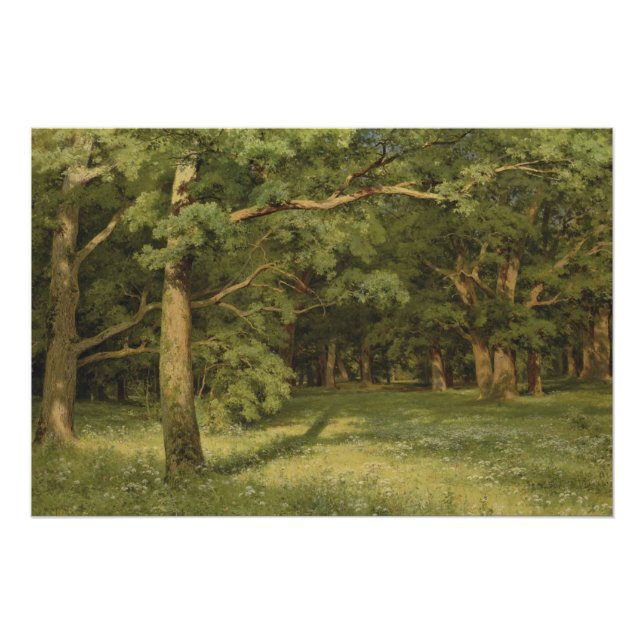 Póster Ivan Shiskin El Compensación Forestal CC0350 (Anverso)