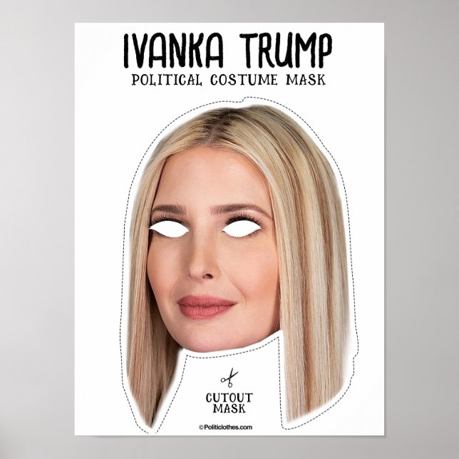 Póster Ivanka Trump Máscara de vestuario (Frente)