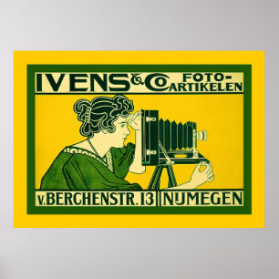 Póster Ivens & Co. Foto Artikelen ~ Holandés Vintage