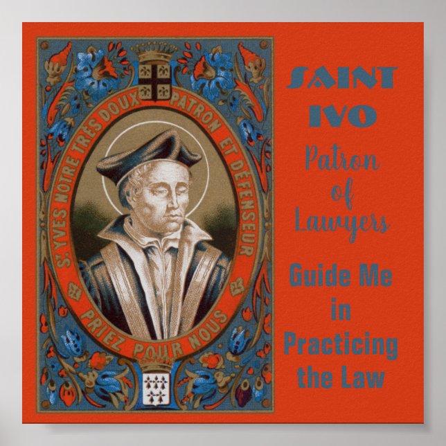 Póster Ivo de Kermartin (M 005) (Frente)