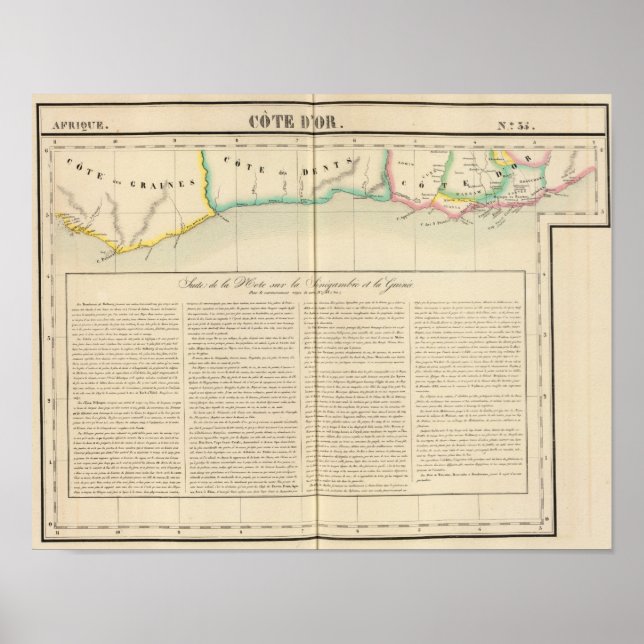 Póster Ivory Coast, Africa 35 (Frente)