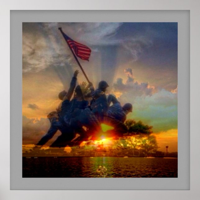 Póster iwo jima poster (Frente)