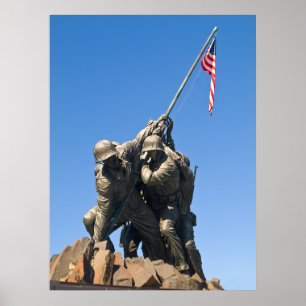 Póster Iwo Jima - visión frontal