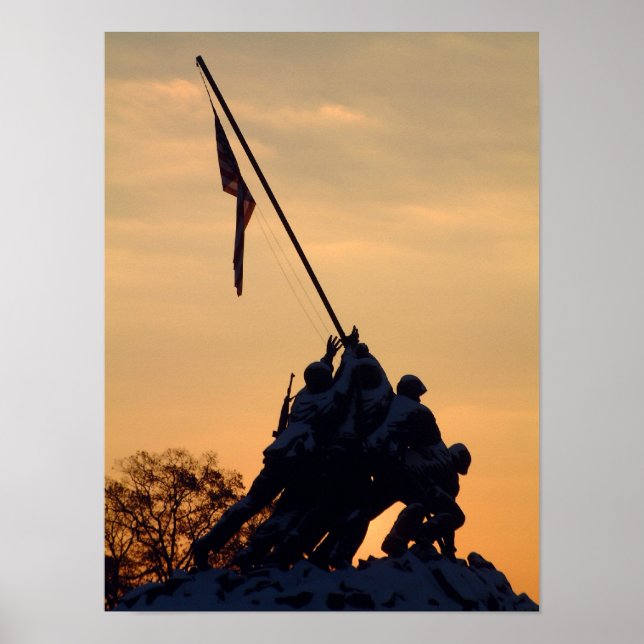 Póster Iwo Jima Winter Morning (Frente)