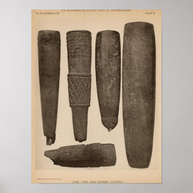 Póster IX tubos de piedra, así que pinza (Frente)