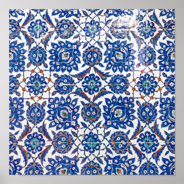 Póster Iznik Tiles (Frente)