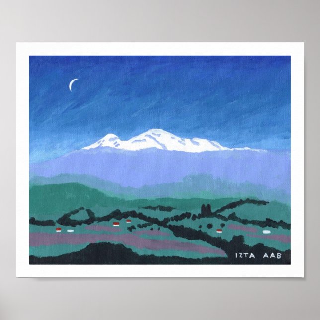 Póster Iztaccihualtl (Frente)