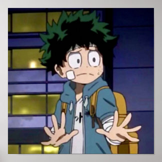 PÓSTER IZUKU MIDORIYA DEKU