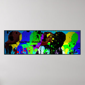 Póster IZZY THE ARTIST- Paint Your Own Life Poster (LRG)