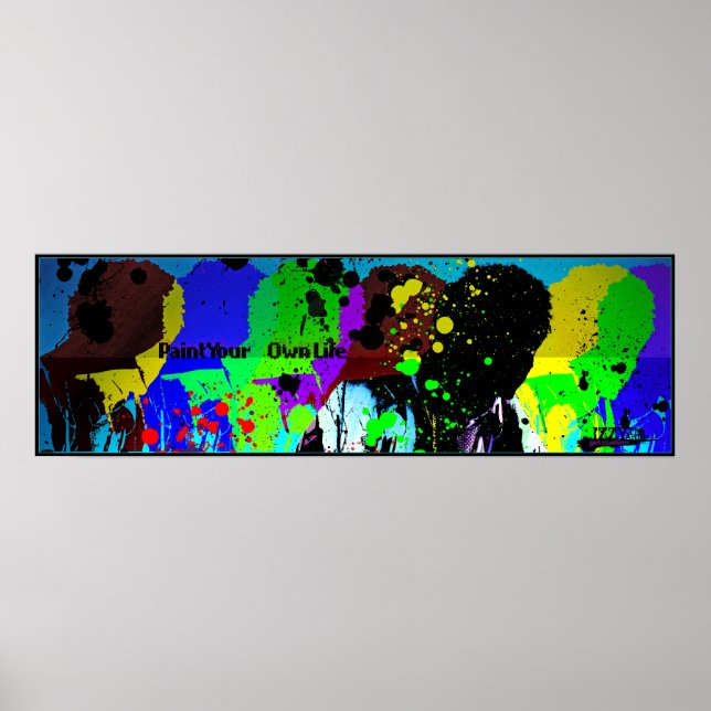 Póster IZZY THE ARTIST- Paint Your Own Life Poster (LRG) (Frente)