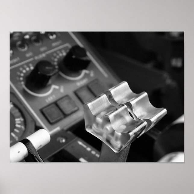 Póster J41 Levers B&W (Frente)