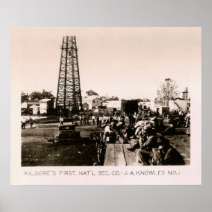 Póster J.A. No. 1, Kilgore, TX 1931 de Knowles