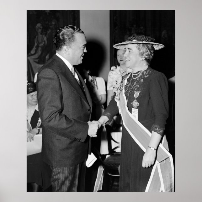 Póster J. Edgar Hoover, 1940 (Frente)