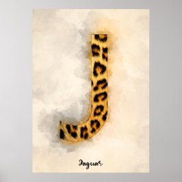 Póster J es para Jaguar