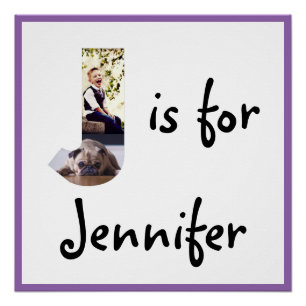 Póster J es para Nombre