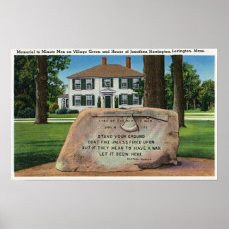 Póster J. Harrington House, Village Green