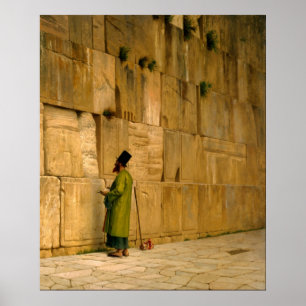 Póster J.L. Gerome - El Muro de los Lamentos