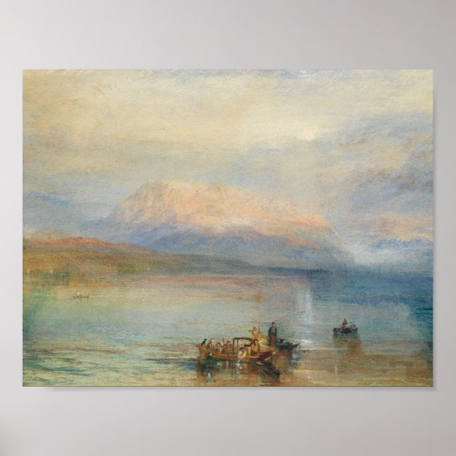 Póster J. M. W. Turner - El Rigi Rojo (Frente)
