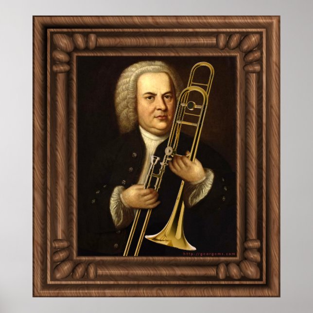 Póster J.S. Bach with Trombone (Frente)