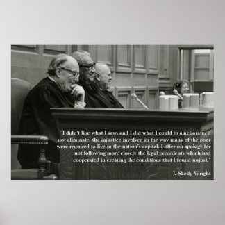 Póster J. Skelly Wright Poster