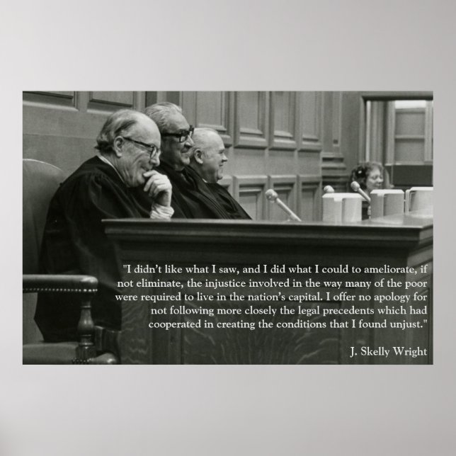 Póster J. Skelly Wright Poster (Frente)