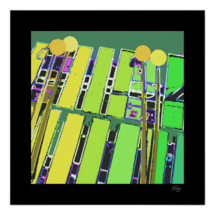 Póster J Spoelstra aquí viene la banda - Marimba