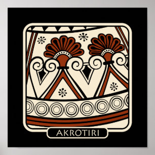 Póster Jabón de cerámica Akrotiri