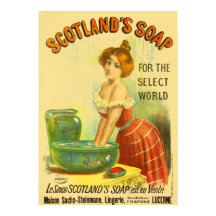 Jabón de Escocia Anuncio Antiguo